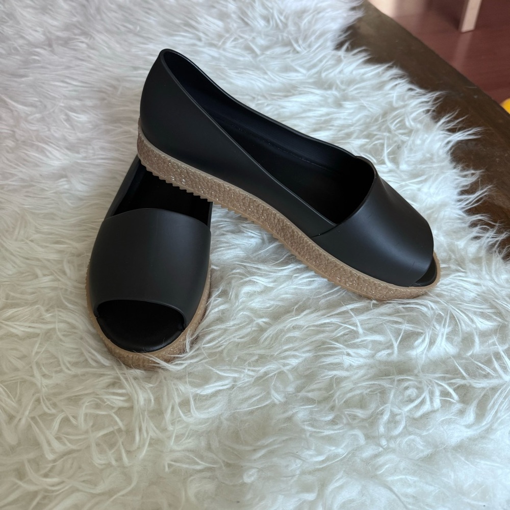 Melissa Puzzle Peep Toe Platform | Size 8